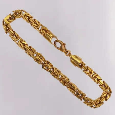 Armband Kejsar längd 22cm bredd 5,8mm, 21K  Vikt: 23,6 g