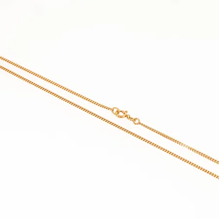 Kedja Pansar längd 45cm bredd 1,6mm, 18K 5,2g.