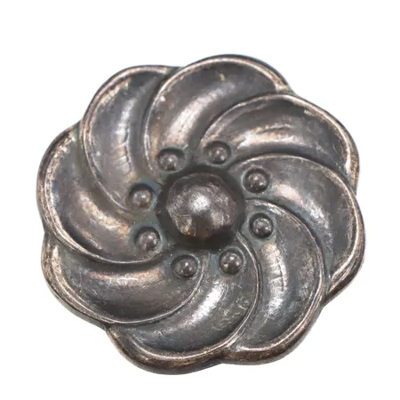 Brosch Ø25mm, 830/1000 silver Vikt: 6,1 g