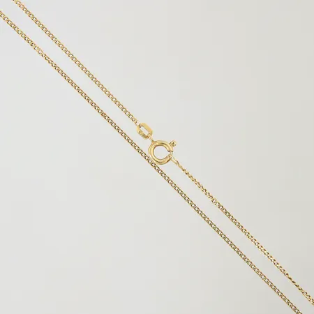 Kedja Pansar längd 47,5cm bredd 1,2mm ojämnheter 18K Vikt: 2,8 g