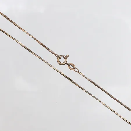 Kedja venezia, 38cm, bredd: 1mm, Balestra, förgyllt silver, 925/1000 Vikt: 2,2 g