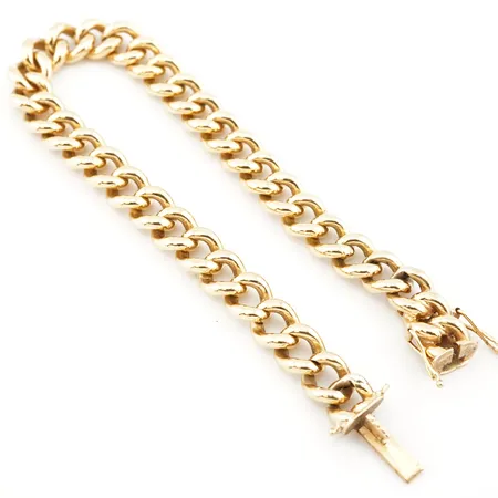 Armband, pansar, 19cm, bredd 9mm, 18k Vikt: 13,7 g