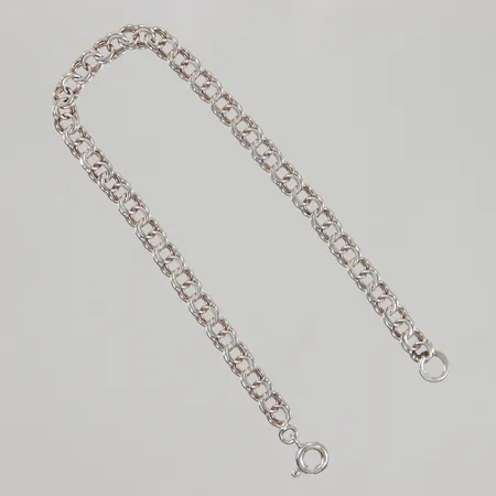 Armband Bismarck 18,5cm bredd 4,6mm, Silver 925/1000 Vikt: 4,7 g