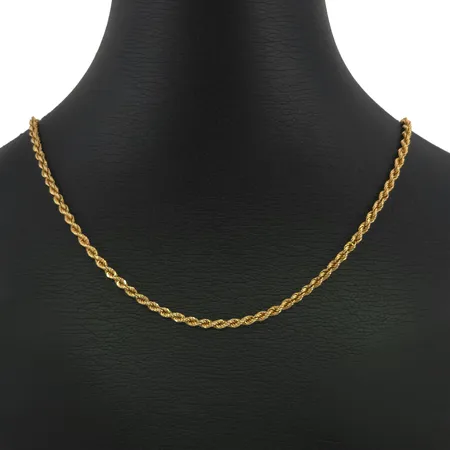 Halskedja Cordell i 18K guld, Balestra, svensk kontrollstämpel, längd 42,0 cm, diameter 2,5 mm, fint skick Vikt: 13,2 g