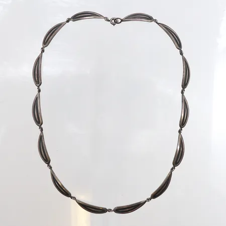 Collier, 41cm, bredd: 7,3mm, 830/1000 silver Vikt: 15,2 g