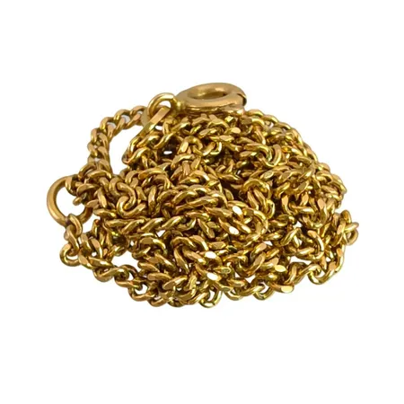 Halskedja Pansar i 18K guld, ojämnheter Vikt: 6,6 g