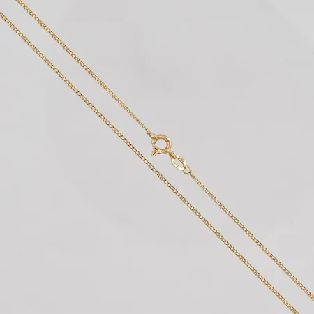 Kedja Pansar längd 51cm bredd ca 1mm 18K Vikt: 2,5 g