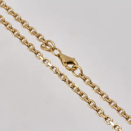 Kedja 57,5cm Pansar bredd 2,6mm, Balestra, 18K, vikt 15,84g.