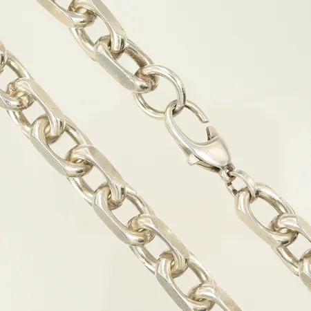 Halskedja ankar, 60cm, bredd 11mm Silver 925/1000 Vikt: 198,8 g