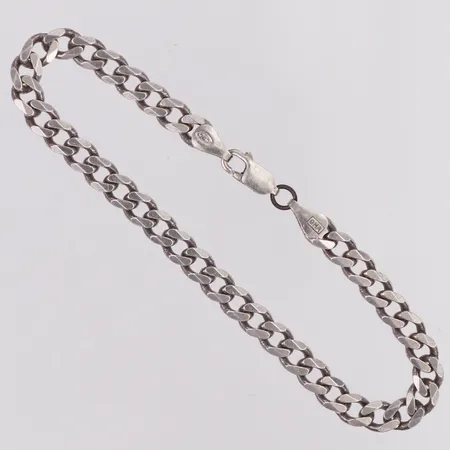 Armband Pansar längd 20cm bredd 5mm, GHA 925/1000 silver  Vikt: 10,6 g