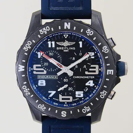 Herrur Breitling Endurance Pro, titan, quartz, Ø44mm, serie-nr: 8036681, ref-nr: X82310, kronograf, behov av batteribyte, gummiarmband, inga tillbehör