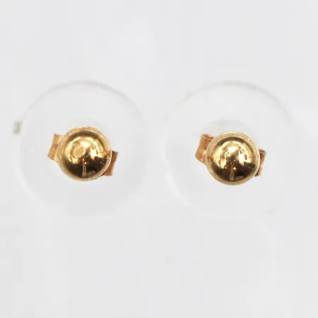Ett par örhängen, kulor, Ø4mm, stift, 18K Vikt: 0,4 g
