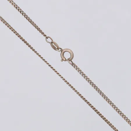 Kedja Pansar längd 45cm bredd 1,3mm, 835/1000 silver  Vikt: 2,4 g