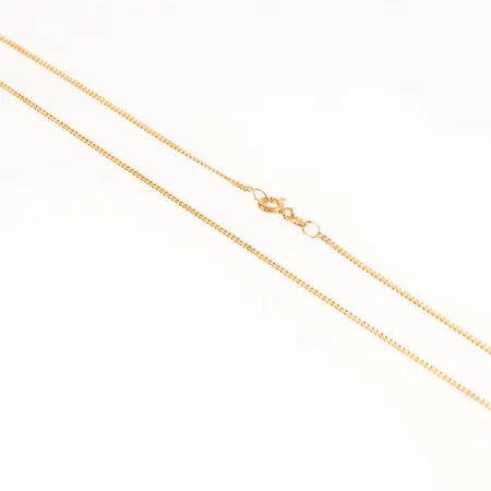 Kedja Pansar längd 50cm bredd 1,2mm, 18K 3,6g.