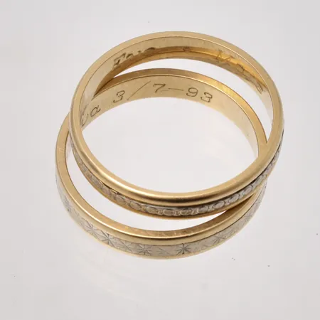 Diverse defekt guld, 18K, 11,74g.