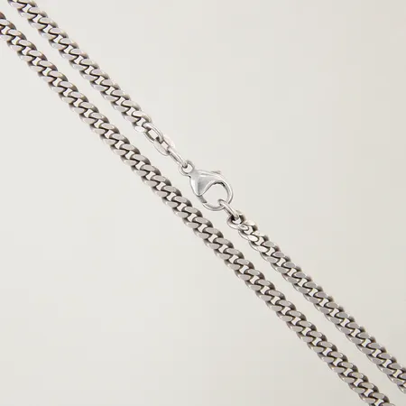 Kedja Pansar Guldfynd AB längd 46cm bredd 4,1mm silver 925/1000 Vikt: 19,8 g