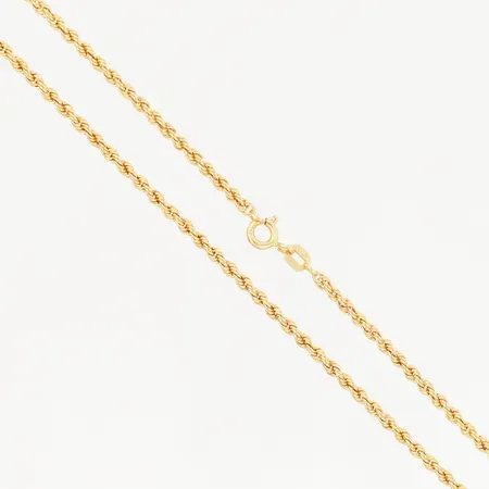 Kedja Cordell 42,5cm, bredd: 2mm, GHA, 18K Vikt: 2,2 g