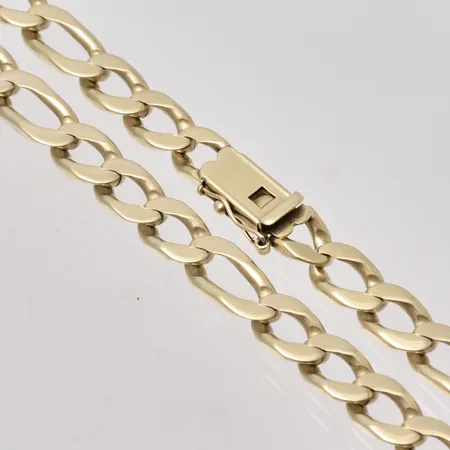 Kedja 61,5cm Figaro bredd 8,4mm, 14K, 84,13g.