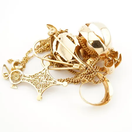 Diverse guld, 18k Vikt: 26,4 g