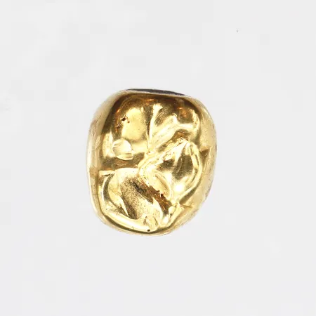 Tandguld, orensat, bruttovikt: 4,0g.