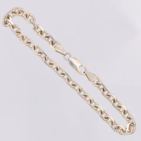 Armband Ankar längd 20,8cm bredd 5,5mm, 925/1000 silver Vikt: 12,1 g
