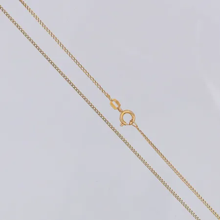 Kedja Pansar 59cm bredd 1,2mm, importstämpel, 18K  Vikt: 3,2 g