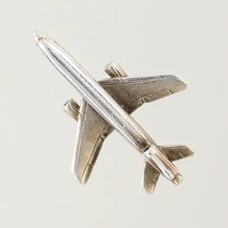 Hänge flygplan 28x19,5mm silver 830/1000 Vikt: 2,8 g