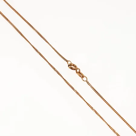 Kedja Pansar längd 38 cm bredd 1,1 mm 18K 1,9g.