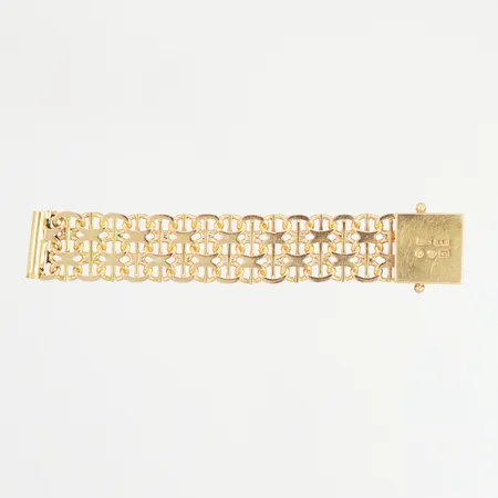 Del av klocklänk X-länk 55x7mm, 18K Vikt: 10,9 g