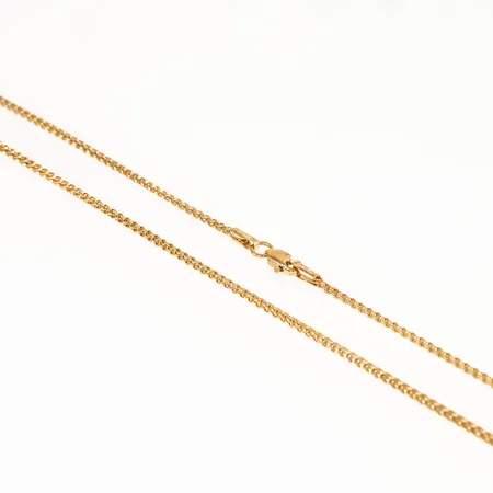 Kedja Spiga längd 60cm bredd 1,6mm, ojämnheter, 14K 6,4g.