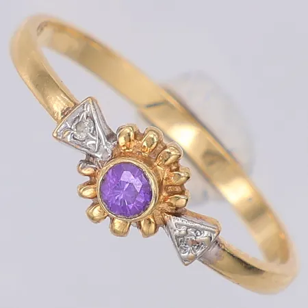 Ring stenar stl:16½, 14K  Vikt: 1,3 g