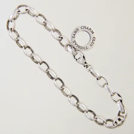 Armband Thomas Sabo längd 21cm bredd 6,2mm silver 925/1000 Vikt: 15,7 g