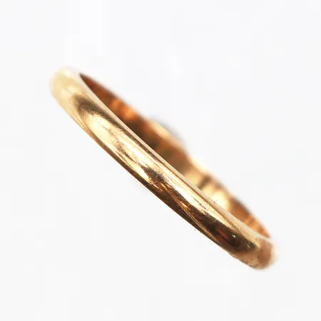 Slät ring, Stl:17¼, bredd: 2,3mm, gravyr, 18K Vikt: 2,3 g