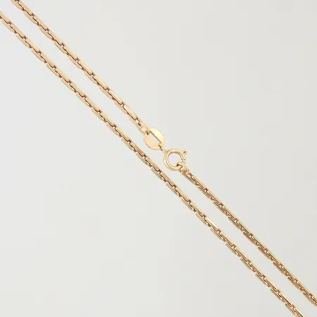 Kedja längd 60cm bredd 1,8mm 18K Vikt: 14,2 g