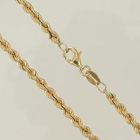 Halsband cordell, 46cm bredd 3,2 mm, 14K  Vikt: 5,9 g