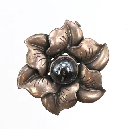 Brosch Ø36mm, 830/1000 silver Vikt: 8,9 g