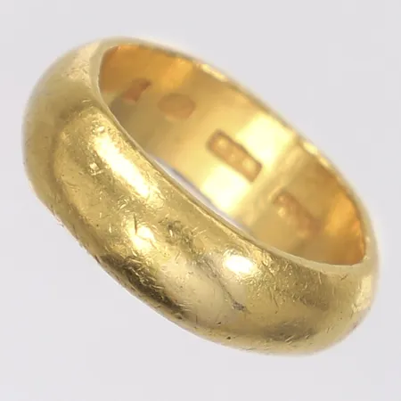 Ring stl:18¼ bredd 7mm bucklig 23K Vikt: 15 g
