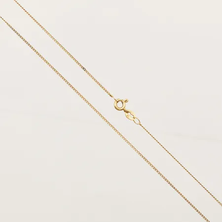 Kedja Pansar längd 51cm bredd 0,8mm 18K  Vikt: 1,5 g