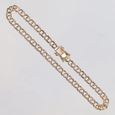 Armband Bismarck 19cm bredd 3mm CGAB 18K Vikt: 5,1 g
