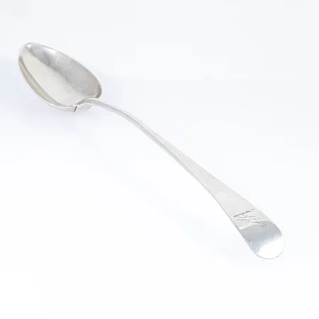 Engelsk sked 30 cm 101,8g 830/1000. Gravyr. 