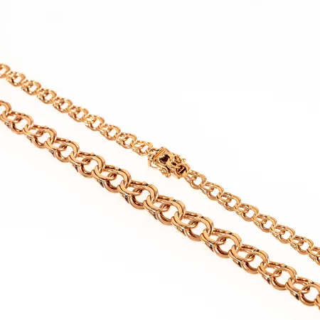 Collier Bismarck längd 46,5cm bredd 5-8,5mm, 18K 24,7g.