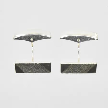 Manschettknappar 18x10mm, silver 830/1000. Vikt: 6,1 g