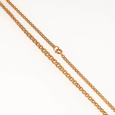 Collier Bismarck längd 44,5cm bredd 2,8-4,3mm, 18K 7,2g. 