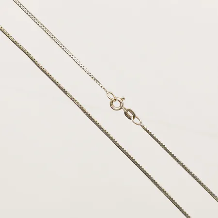 Kedja längd 41cm bredd 1,3mm Balestra, vitguld 18K Vikt: 3,1 g