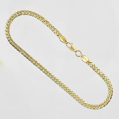 Armband Pansar längd 21cm, bredd 3mm, 18K. Vikt: 4,4 g