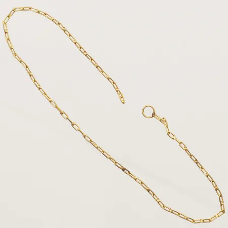 Armband ankar längd 14cm saknar lås 18K Vikt: 0,5 g
