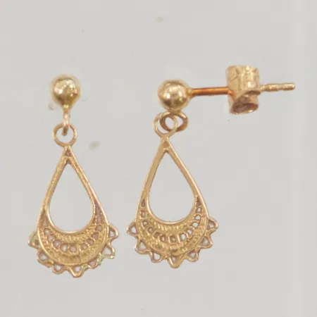 Örhängen 19mm 18K 1,0g.