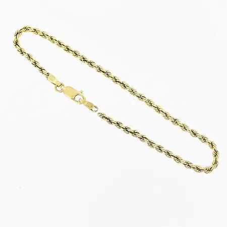 Armband Cordell längd: 18,5cm, bredd: 2,5mm, defekt, 18K.  Vikt: 2,3 g