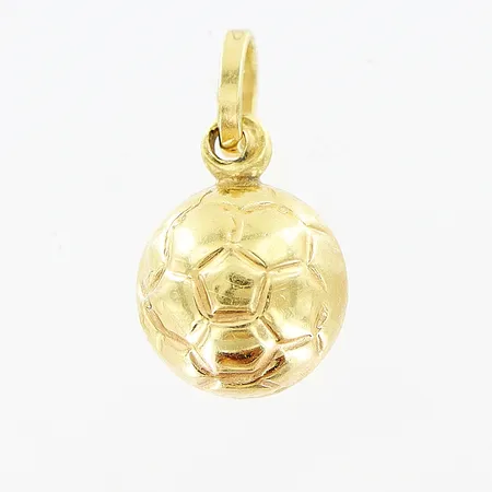 Hänge fotboll 15x7,2mm, 18K. Vikt: 0,5 g