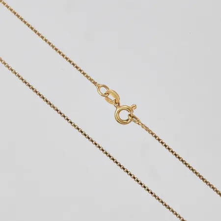 Kedja Venezia längd: ca 42cm bredd: ca 1mm 18K  Vikt: 4,4 g